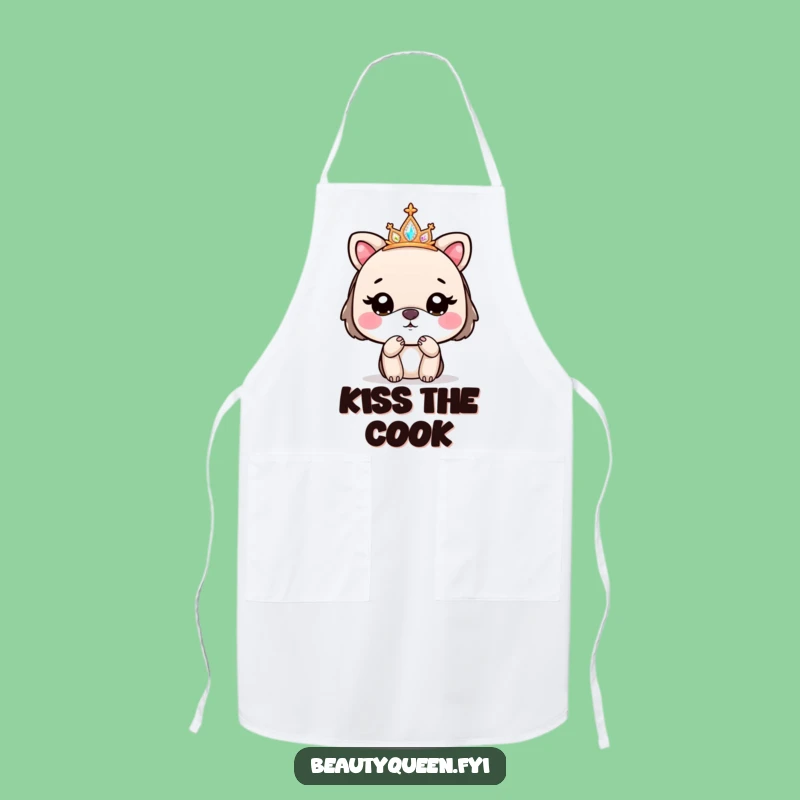 Funny Kitchen Tiara Animal Apron - Cute Cooking Buddy Gift