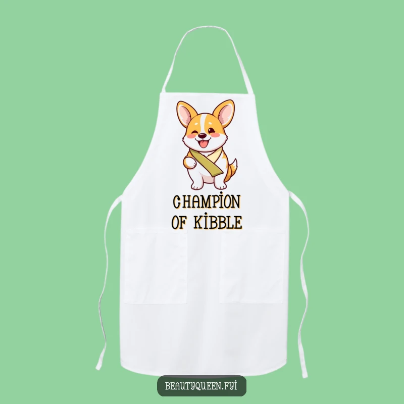 Funny Proud Corgi Apron: Kitchen Sash Corgi Chef Wear, Perfect Gift!