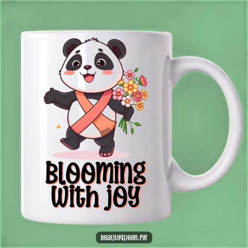 Funny Panda Mug - Sash Decorator, Flower Dancer, Humorous Gift!
