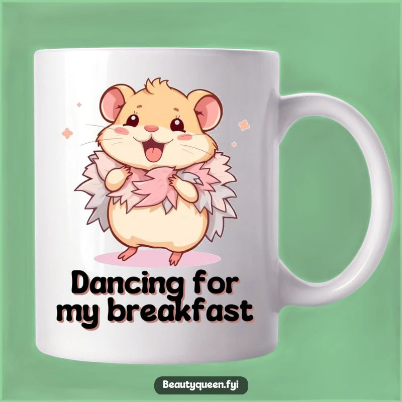Funny Hamster Dance Boa Mug: Hilarious Gift for Squeaky Stars & Pet Lovers!