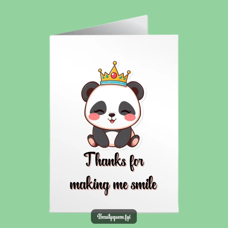 Free Printable Panda Thank You Card: Funny Downloadable Gift to Express Gratitude Adorably!