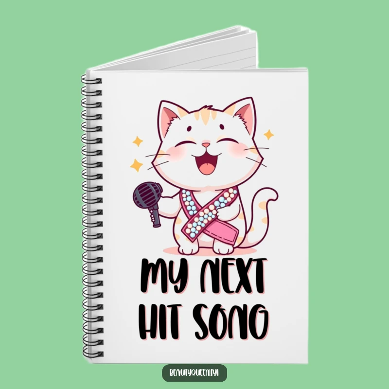 Funny Cat Diva Notebook: Giggles & Glamour Star Cat Journal Funny Gift