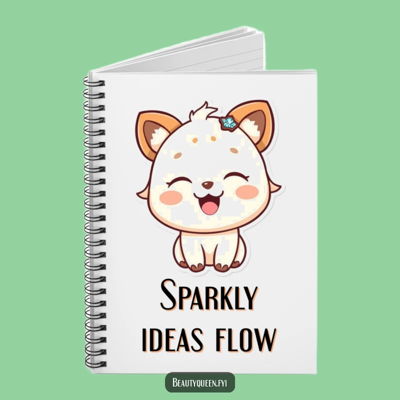 Funny Notebook: Happy animal sparkly accessory, jot down delightful thoughts
