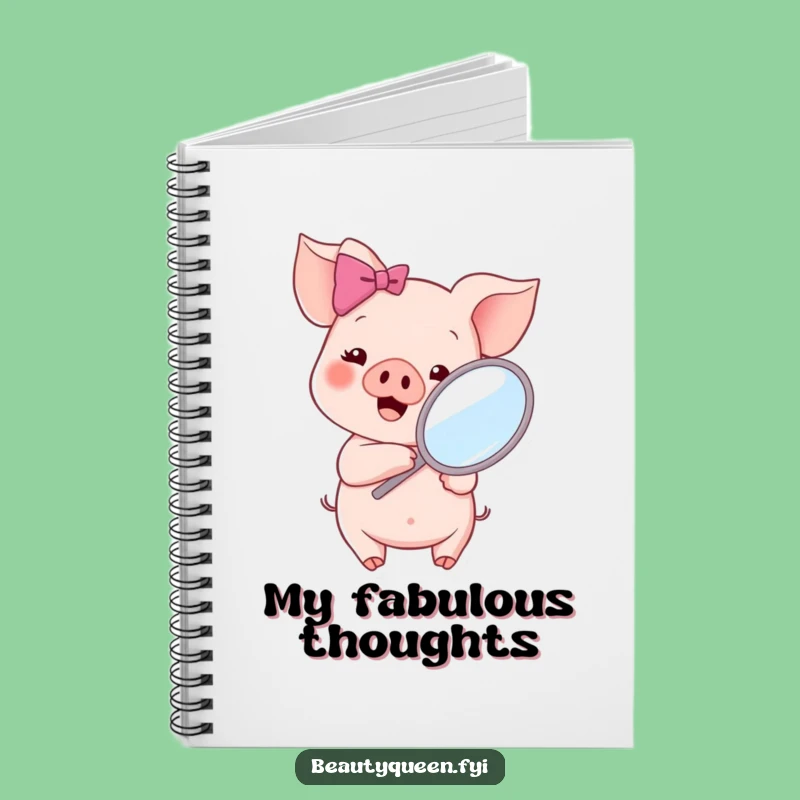 Funny Piglet Notebook: Cute & Cheerful Journal for Creative Ideas